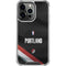 NBA Portland Trail Blazers Jersey iPhone 14 Pro Clear Case